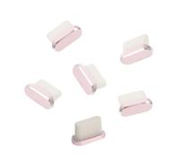 HYTROVE Tapones Antipolvo Tipo C Material Plástico y Metal para 6 Piezas Teléfono Móvil Protección para de Datos Color Dorado