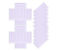 HYTROVE Tarjetas de Presupuesto Perforadas Tamaño A5, Color Púrpura, 60 Hojas para Planificador de Presupuesto Portátil y Registro Diario, Hojas de Contabilidad para Uso en Oficina y