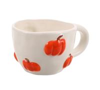 HYTROVE Taza de Café de Cerámica Mango Diseño Calabaza Creativa para y Halloween para Latte Leche Cacao y Desayuno