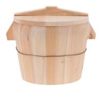 HYTROVE Vaporera de Arroz Hogar de Material Sintético con Tapa y Mango Lateral, Cubo de Arroz para Cocina Que Previene Quemaduras y Es Seguro de Usar