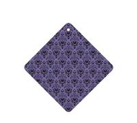 HYTTER Haunted Mansion Prints - Ambientadores cuadrados para coche, juego de 6 rebanadas, tarjetas perfumadas colgantes para armario, baño, decoración interior de coche