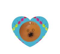 HYTTER Juego de 6 tarjetas ambientadoras para coche, diseño de granada aterradora, con forma de corazón, para colgar en el dormitorio, baño, coche, decoración interior