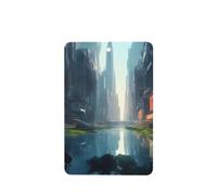 HYTTER The City on the Water Prints - Ambientadores rectangulares para coche, juego de 6 rebanadas, tarjetas perfumadas colgantes para dormitorio, baño, coche, decoración interior