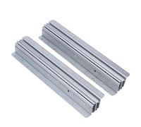 Hyuduo 1 par de Guías para Cajones, Rieles para Cajones de Acero Laminado en Frío de 32 Pulgadas, 800 a 1500 Mm, Carga de 120 Kg, de Instalación de 53,8 Mm, Rieles Extraíbles para Gabinetes de