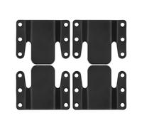 Hyuduo 4 Conectores Seccionales para sofá, Clips Entrelazados de Metal Pesado para sofá Estable, Soportes Fáciles de Instalar con Tornillos, Ideal para Seccionales y Sillones (4 Piezas)