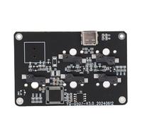 Hyuduo 5 Teclas TECHO Programable Programable Macro Pad, Teclado Mecánico Intercambiable en Caliente con Perilla Rotativa de Luz RGB para la Impresora 3D de Lab