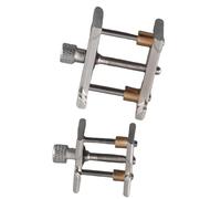 Hyuduo Abrazadera de Movimiento de Reloj, Herramienta de Reparación de Vicio de Aleación de Aluminio para Relojeros, Soporte Duradero 2 en 1 para Mantenimiento de Relojes
