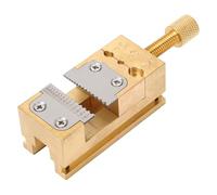 Hyuduo Abrazadera de Tornillo de Banco para Reparación de Relojes, Herramienta de Fabricación de Joyas con Diámetro de Orificio Ajustable de 0,2 a 1,5 Mm para Joyeros Relojeros,