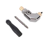 Hyuduo Accesorio de Taladro en ángulo Recto de 90 Grados, Cuerpo de Metal, Fácil de Operar, Diseño Versátil, Compatible con la Mayoría de las Herramientas Eléctricas