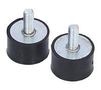 Hyuduo Aislador de Goma de Montaje Antivibración M10 25 Mm Caucho y Metal para Compresor de Aire Motor Paquete de 2 Shore 55A para Bomba de Agua Soldador de Motor de Gasolina