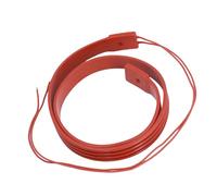 Hyuduo Aislamiento de Aleación NICR 100W Aislamiento Flexible Calefacción Flexible Cinturón Agua de Agua Silicona Envoltura Anticongelante para Plástico de Metal de Tuberías con Rango de (220V)