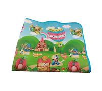 Hyuduo Alfombra Reversible para Gatear para Bebés, Alfombra Grande para Juegos para Bebés, Plegable, Lavable, Impermeable, Cojín de Espuma de 2 M X 1,8 M de Grosor con Patrón de Granja