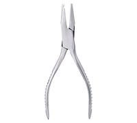 Hyuduo Alicates para Almohadillas de Nariz para Gafas de Acero Inoxidable 214, Herramienta de Reparación de Ajuste Profesional para Marcos de Gafas, Joyería Artesanal, Alicates de Boca Afilada de