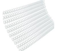 Hyuduo Anillas de Encuadernación Anillas de Encuadernación de Plástico ABS Lomos de con 30 Orificios de 12 Mm Capacidad para 85 Hojas Cortables Fácil Paso de Página para Cuadernos A4 A5 A6 A7 B5