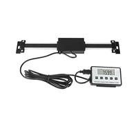 Hyuduo Báscula Lineal de Lectura Digital para Tornos de Fresadoras, Pantalla LCD Precisa con Control Remoto, Parte Posterior de Imán de Fácil Instalación para Actualización de Carpintería de Metal