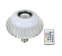 Hyuduo Bombilla LED Inteligente, Bombilla de Altavoz que Cambia de Color RGB para E26 E27, Perfecta para Dormitorios, Salas de Estar y Fiestas