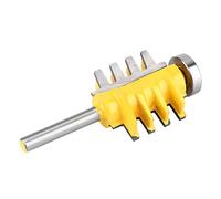 Hyuduo Broca Enrutadora para Juntas de Dedo con Vástago de 1,4 Pulgadas, Fresa para Juntas de Dedo, Diámetro de 34,9 Mm, para Carpintería de Bordes y Extremos, Fabricación de Cajones, Carpinteros