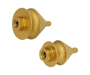 Hyuduo Brocas de Inglete de Diamante 4 en 1, Rosca M10 de 10-50 Mm para | Diamante Abrasivo Soldado Al Vacío, Uso en Seco y Húmedo sobre Granito, Mármol, Cerámica, Biselado Suave, Pulido, Recorte