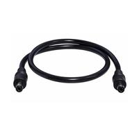 Hyuduo Cable de Alimentación CC, Cable de Extensión de Alimentación de Cabeza Macho Doble de Goma, Longitud de 49,2 Pies para Mini Computadora Portátil Al Aire Libre y Tira de Luz LED