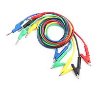 Hyuduo Cable de Sonda de Prueba con Conector Banana de Alto Voltaje P1018A con Botas de Plástico Aisladas para Pruebas de Laboratorio Eléctrico, Circuitos de Física Escolar