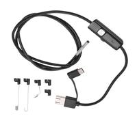 Hyuduo Cámara de Inspección de Borescope de 3.9 Mm, 6 Luces LED Cámara de Endoscopio Flexible para la Industria de Automóviles, Rendimiento Mejorado, Accesorio de Teléfonos Móvil (Alambre Suave 3.5m)