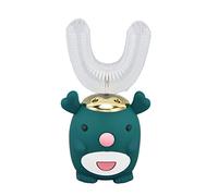 Hyuduo Cepillo De Dientes Eléctrico, Cepillo De Dientes Ultrasónico En Forma De U Para Niños, Cepillo De Dientes Blanqueador De 360 Grados Para Niños(Older Children),Baño Diario