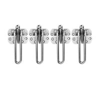 Hyuduo Cerradura de Barra Oscilante, Protector de Seguridad de Puerta Ajustable de Aleación de Zinc, Cerradura de 3 Posiciones para Seguridad de Hoteles y Niños