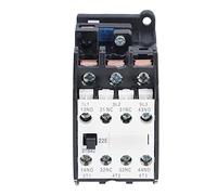 Hyuduo Contactor de CA, +2NO Carril DIN 220V 50Hz, con Cubierta de Extinción de, para Fuente de Alimentación Residencial On Off 16A 3TB42