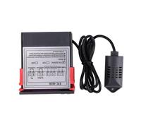 Hyuduo Controlador de Temperatura STC-3028 Medidor de Temperatura y Humedad de Doble Pantalla para Máquinas de Mariscos (110~240 VCA)
