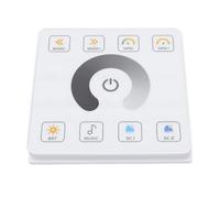 Hyuduo Controlador LED Bluetooth, Controlador de Panel Táctil Inalámbrico LED con Soporte Magnético, Atenuador de Luz de un Color con Música RF para Sala de Estar y dormitorio.