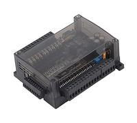Hyuduo Controlador PLC, DC24V Programable Logic Controller 100k Pulse de 32 bits MCU Control Industrial con Viviendas, Admite un Uso Amplio, Excelente Rendimiento de Funcionamiento, Diagrama de