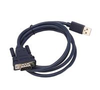 Hyuduo Convertidor USB a RS232 Convertidor USB 2.0 a Serial, Goma Niquelada DB9 Macho de 9 Pines, Cable de 48 Pulgadas, 225 Kbps, para Caja Registradora PLC CNC