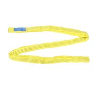 Hyuduo Correa de Elevación para Aparejos Correa de Elevación Flexible de Poliéster 3T Hebilla de Doble Ojo de 3 Metros para de Grúas en Puertos de Barcos, Almacenes y Carga Industrial