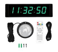 Hyuduo Cronómetro LED Grande, Temporizador Deportivo con Pantalla Verde
