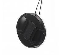 Hyuduo Cubierta de Lente de Cámara Tapa Frontal Protectora Universal ABS Negra de 58 Mm con Superficie Lisa para Reemplazo para Protegerla de Rayones y Polvo