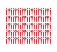 Hyuduo Cuchilla Cortadora De Césped De 100 Piezas, Cortador De Césped De Plástico Compatible Con Poly Cut 2-2 4008007 1000(rojo),Otros accesorios para herramientas eléctricas