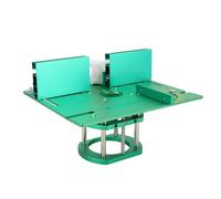 Hyuduo de Placa de Enrutador de Banco para Carpintería, Base de Elevación Manual de Aleación de Aluminio con Ajuste de de 51 Mm para Enrutadores de Recorte Pequeños, Mecanizado CNC para Precisión