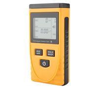 Hyuduo Detector de Radiación Digital Probador EMF con Pantalla LCD, Medidor de Campo Eléctrico y Magnético Portátil para Medición de Seguridad en la Oficina en el Hogar, Rango de 1-1999 V/m