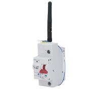 Hyuduo Disyuntor en Miniatura 1P Interruptor de Aire WiFi Inteligente DC10V-100V 6000A Capacidad de Ruptura con Control Remoto Móvil para Home (80A)