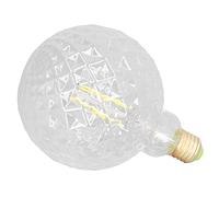Hyuduo Forma de Piña Luces LED Luz de Luz Redonda 4W de Antigüedad de Dimmable para una Tienda de 220 V Neutro 4000K E26 Soporte de Lámparas Material de Vidrio Transparente para Restaurantes, Bares