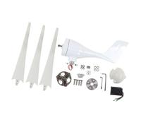 Hyuduo Generador de Turbina Eólica Generador de Viento de Aleación de Aluminio de 600 W con 3 Palas de Fibra de Nailon Control MPPT 12 V para Cámara de Alumbrado Público Uso de Energía en el Hogar y