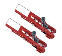 Hyuduo Herramienta de Instalación de Revestimiento Ajustable, Acero Al Carbono con de Goma, Instalación por una Sola para Revestimientos de 5/16 Pulgadas, Espaciado Preciso de 4 a 8 Pulgadas