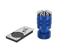 Hyuduo Herramienta de Reparación de Reemplazo de Vidrio de Reloj de Acero Retráctil con Ritmo Antideslizante para el Elevador de Cristal, Ideal para Que los Usuarios de Relojería y (Blue)