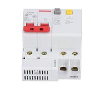 Hyuduo Interruptor Automático Miniatura C63, 2P DZ47sLE 63A 230V CA 6kA Capacidad de Corte, con Protección contra Sobrecarga, Cortocircuito y Fuga para de Distribución de Iluminación