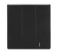 Hyuduo Interruptor de Control Remoto Inalámbrico 3 Interruptor de Pared de Pandillas con Cinta, Batería de Súper Litio, Instalación Simple, Material de Plástico de para Control de Luz
