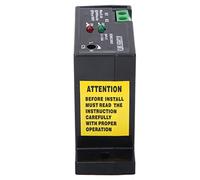 Hyuduo Interruptor de Detección de Corriente, Sensor de Corriente CA Autoalimentado de 0,2-30 A Ajustable Normalmente Abierto/apagado para Equipos Industriales, Carcasa de ABS Ignífuga (Normalmente