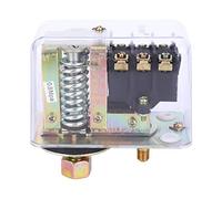 Hyuduo Interruptor de Presión para Compresor de Aire, Trifásico 380V, 20A, Negro, Controlador GYD20, Rango 0.3-1.5MPA, Hierro/Cobre/Plástico