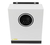 Hyuduo Inversor Híbrido, Cargador de Inversor Solar de Aluminio 1800W 230V CA Pantalla LCD de Onda Sinusoidal Pura Auto 50Hz 60Hz para Sistemas de Batería de Monitoreo de Calles en Casa y Escuela