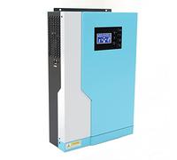 Hyuduo Inversor Solar MPPT de Acero Laminado en Frío, Cargador Inversor de 3500 W, 24 V CC a 230 V CA con 4 Métodos de Carga, Controlador de Carga WiFi MPPT para Aire Acondicionado, Uso Fuera de la