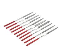 Hyuduo Juego de Limas de Aguja de 10 Piezas, Herramientas de Calidad de Acero para Dar Forma a Metal, Madera y Plástico, Juego Completo de Mini Limas para Manualidades y Entusiastas del Bricolaje